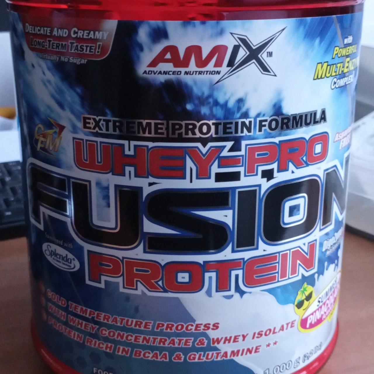 Fotografie - WheyPro FUSION Pinacolada Amix Nutrition