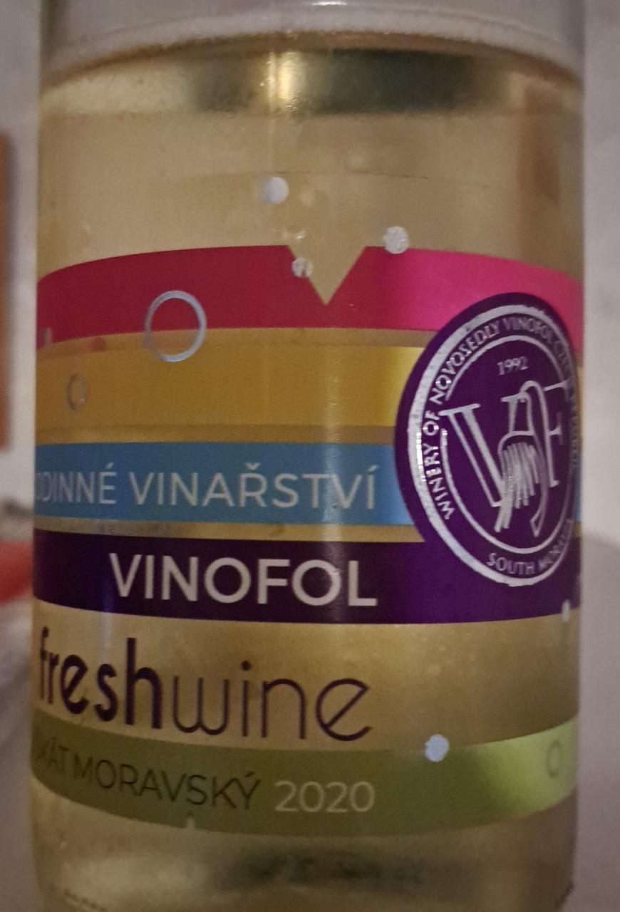 Fotografie - Fresh Wine Muškát moravský 2020 Vinofol