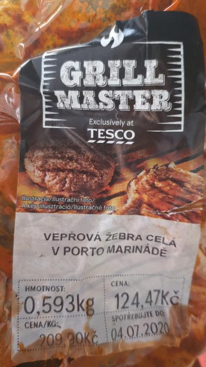 Fotografie - Vepřová žebra celá v Porto marinádě Grill Master