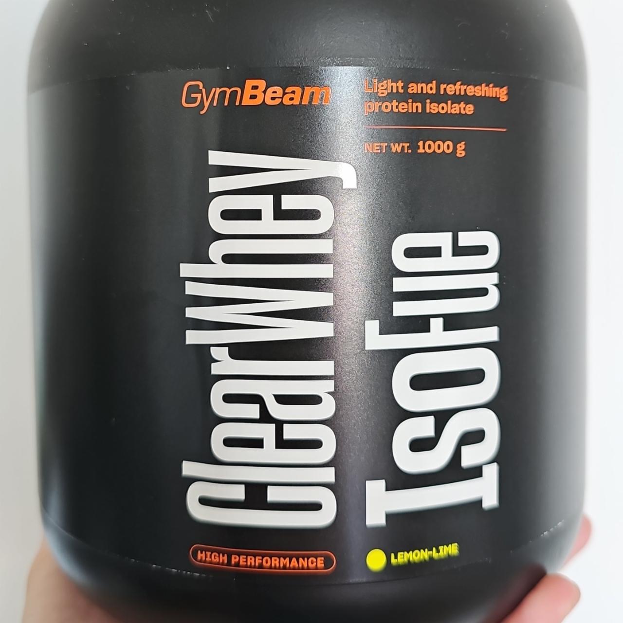 Fotografie - ClearWhey IsoFue Lemon-lime GymBeam