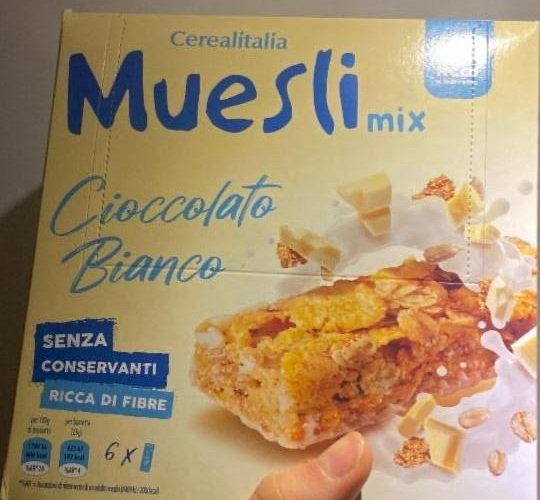 Fotografie - Barretta Muesli Mix Cioccolato Bianco Cerealitalia