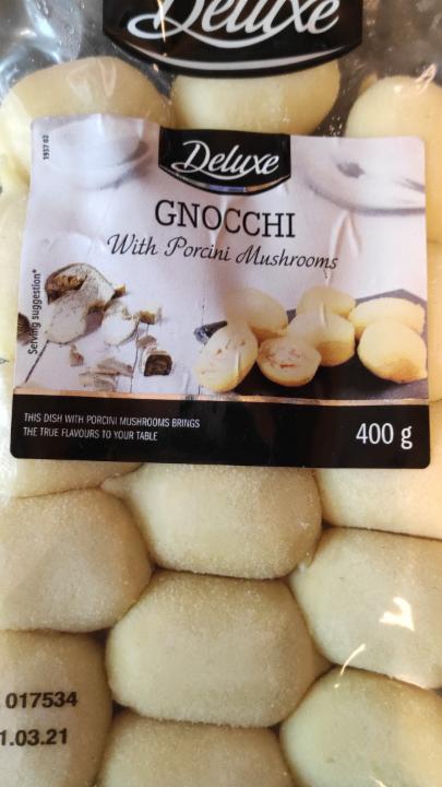 Fotografie - gnocchi plněné hříbky