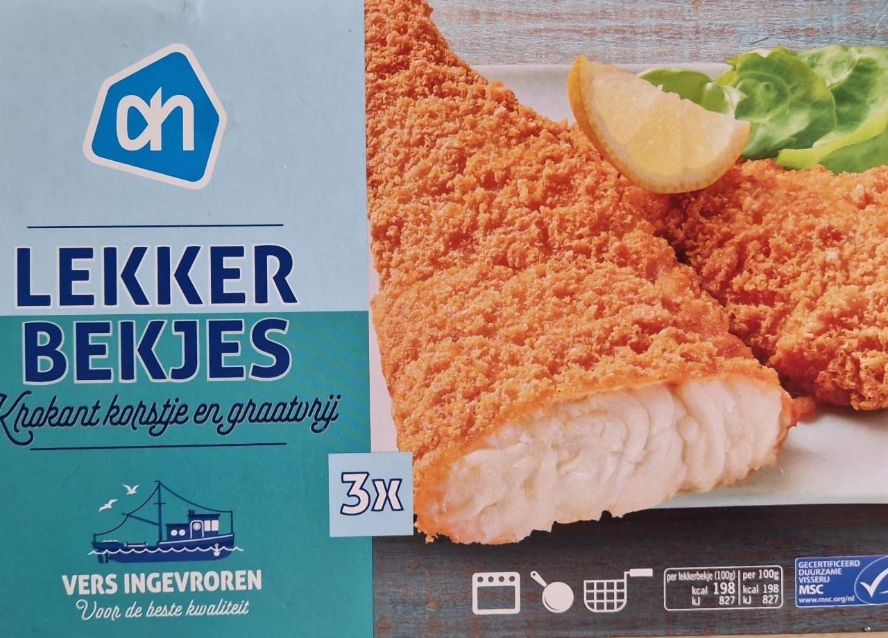 Fotografie - Lekker Bekjes Treska filet, obalovaná, předsmažená Albert Heijn