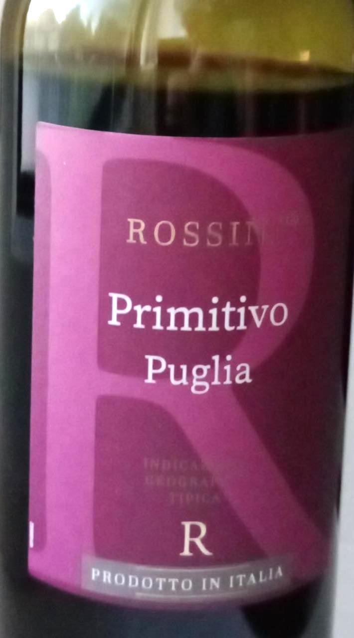 Fotografie - Primitivo Puglia červené víno Rossini