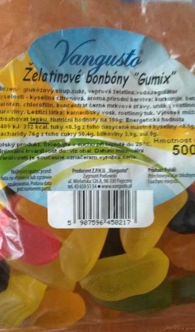 Fotografie - Želatinové bonbóny Gumix Vangusto