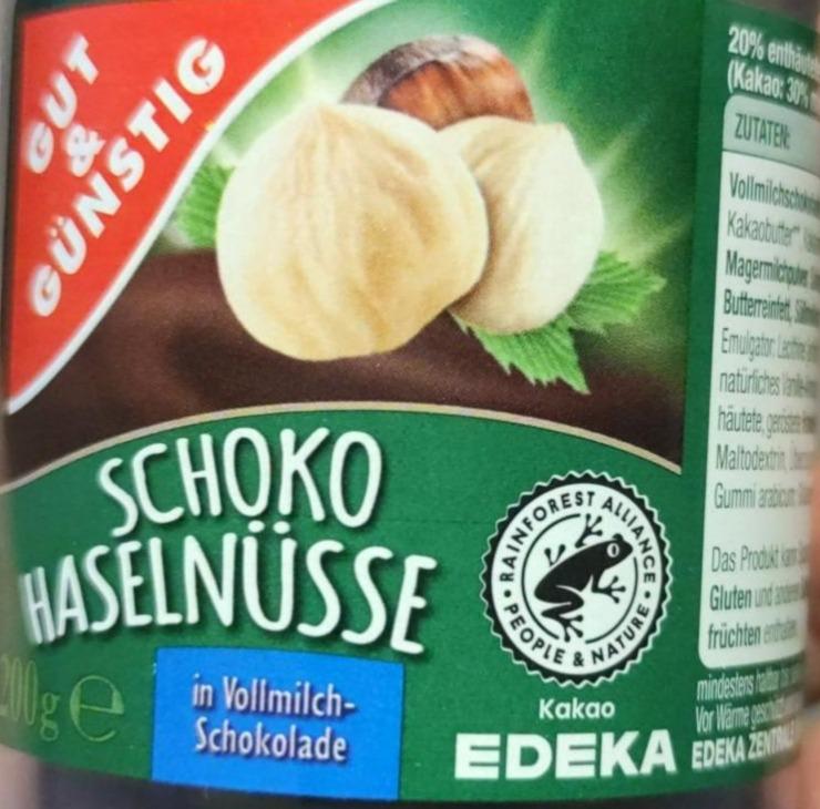 Fotografie - Schoko Haselnüsse in Vollmilchschokolade Gut&Günstig