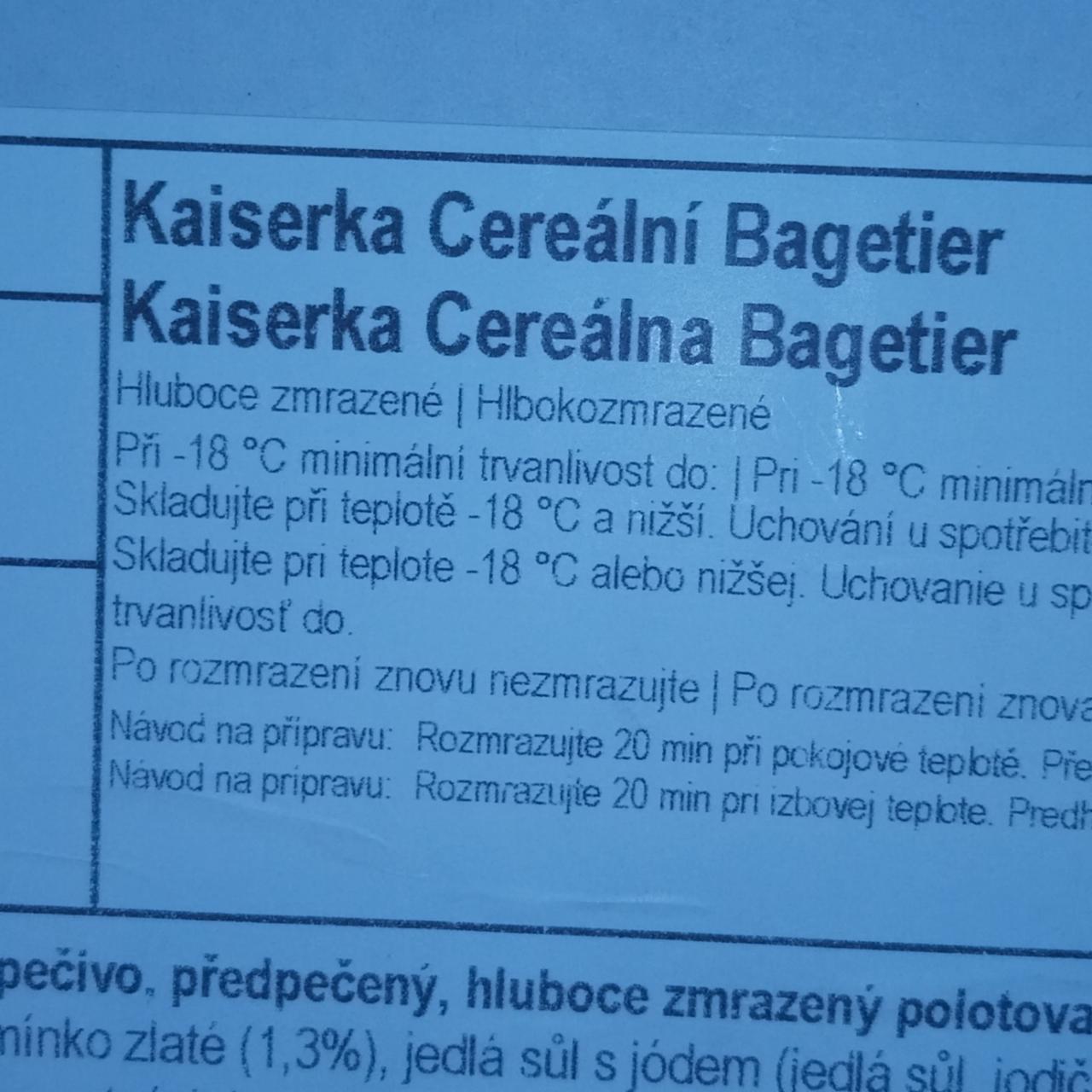 Fotografie - Kaiserka cereální bagetier