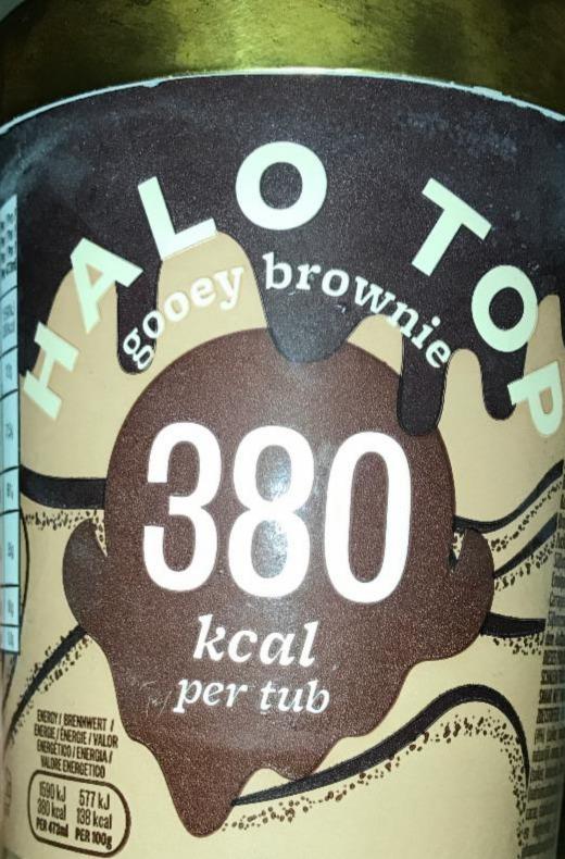 Fotografie - Halo Top Gooey Brownie