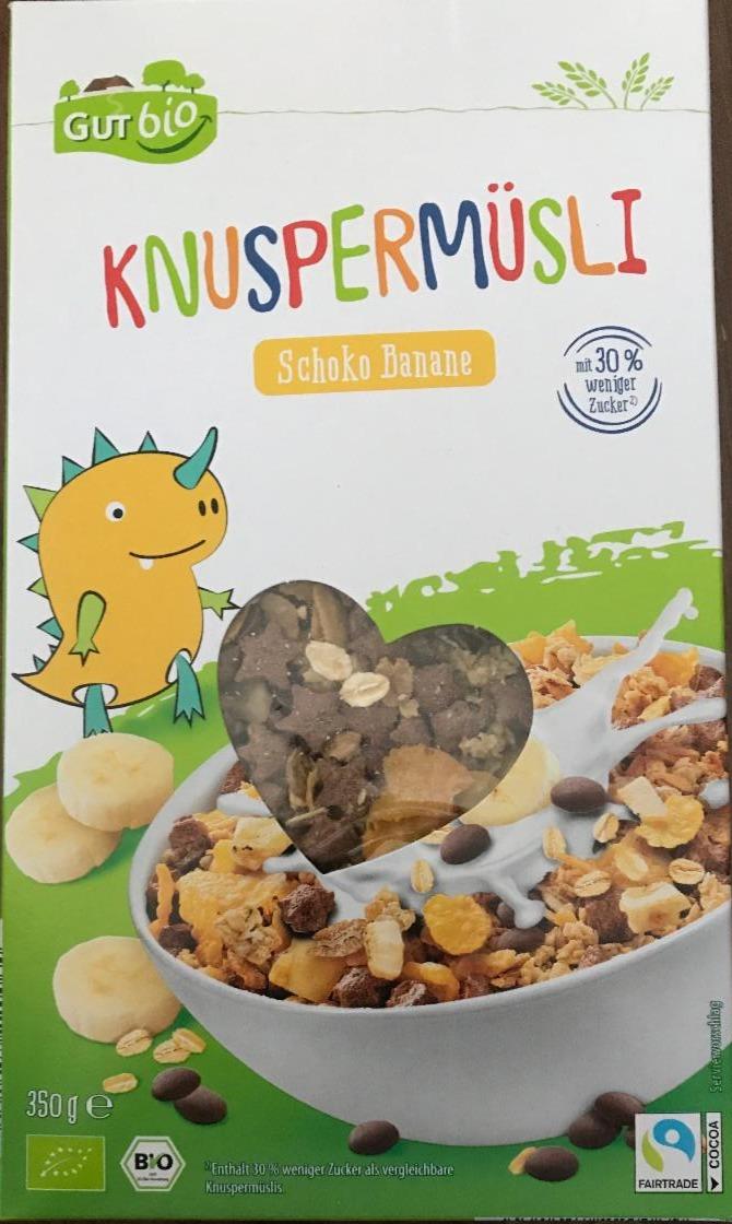 Fotografie - KnusperMüsli Schoko Banane Gut bio