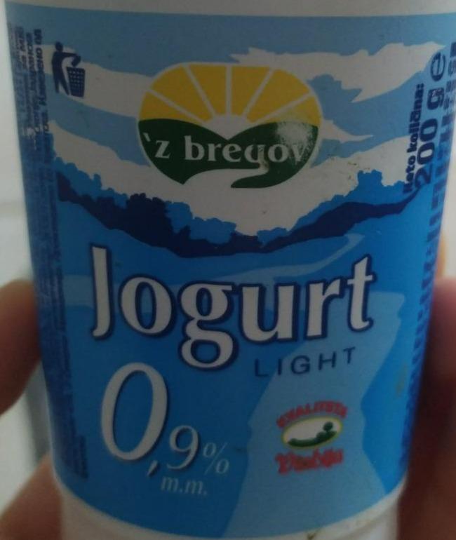 Fotografie - Jogurt light 0,9% 'z bregov