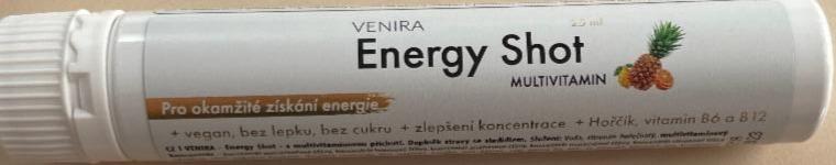 Fotografie - Energy shot multivitamin Venira