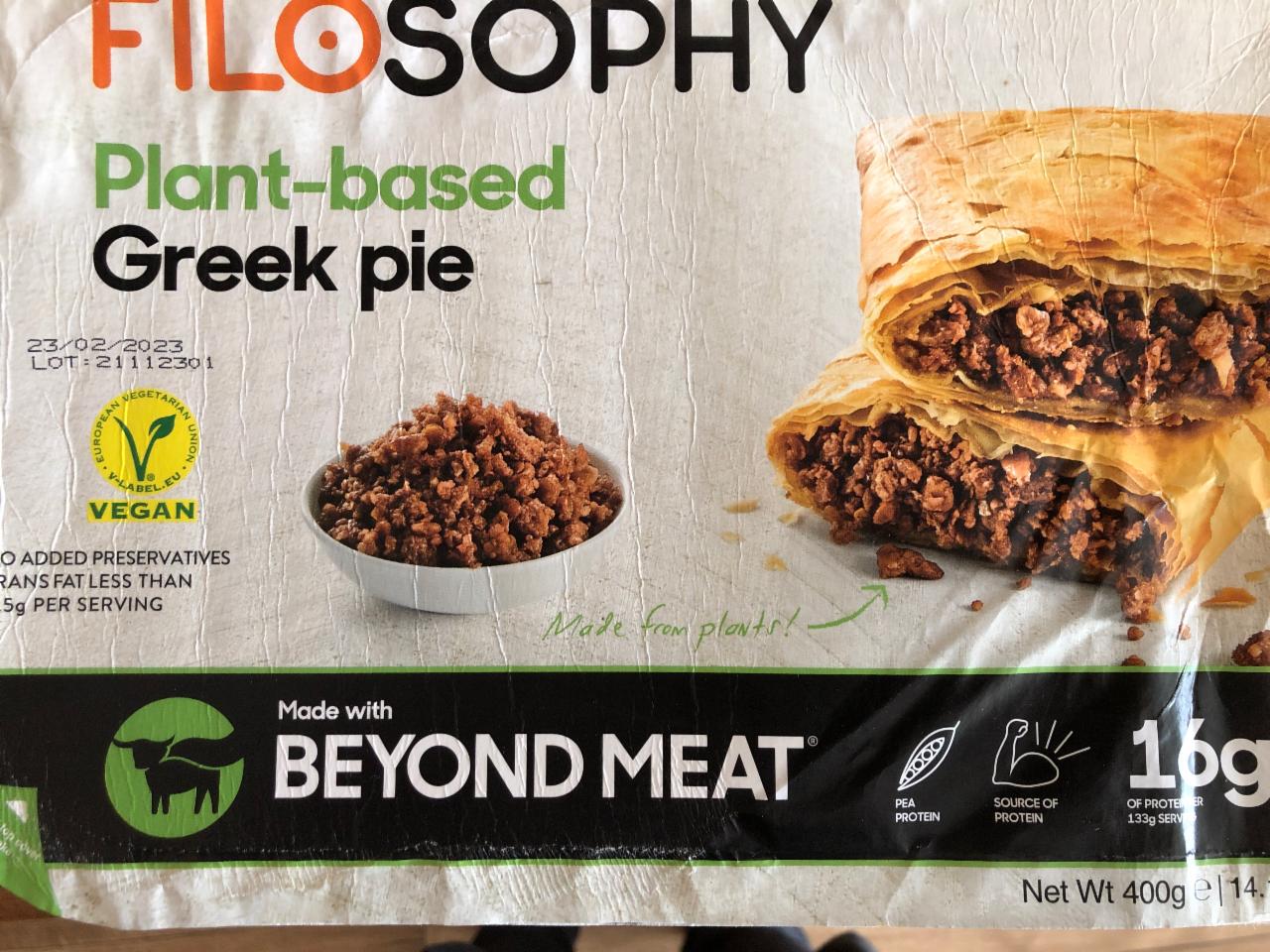 Fotografie - Plant-based Greek pie Filosophy