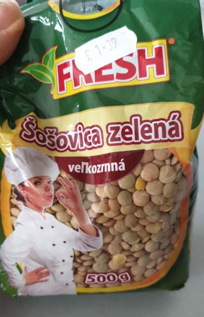 Fotografie - Čočka zelená velkozrnná Fresh