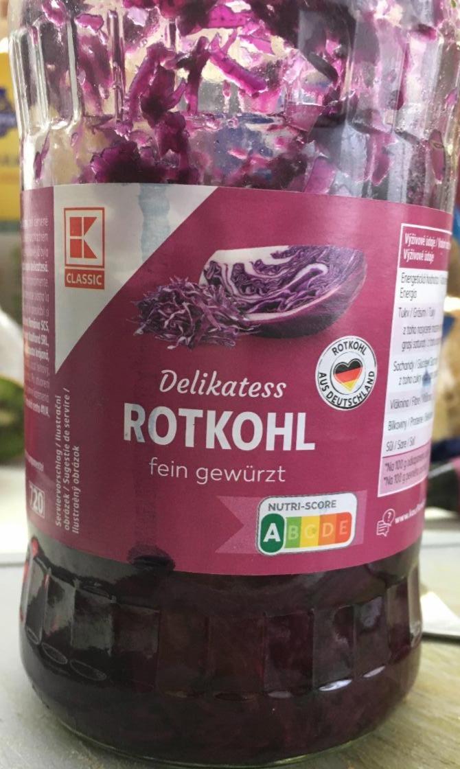 Fotografie - Delikatess Rotkohl K-Classic