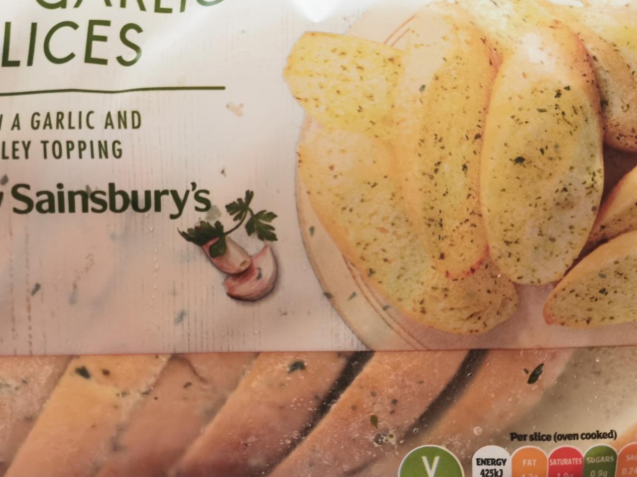 Fotografie - 9 Garlic Slices by Sainsbury's