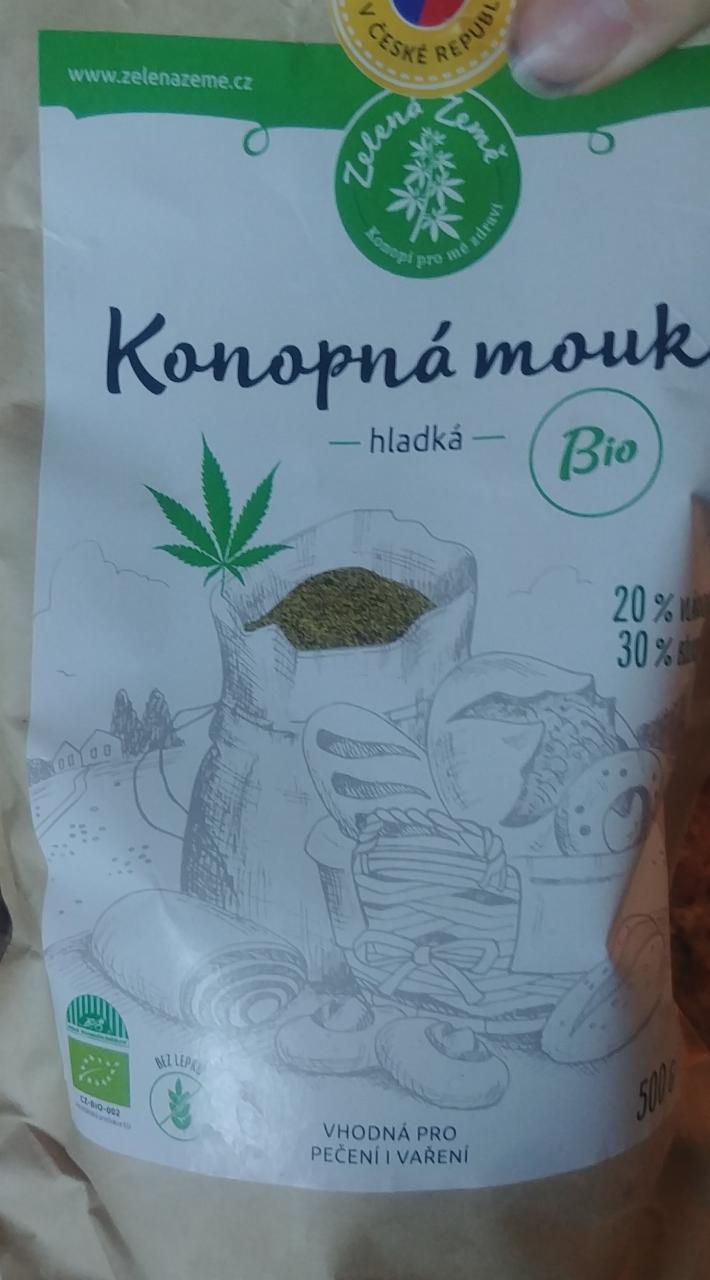 Fotografie - Bio Konopná mouka hladká Zelená Země