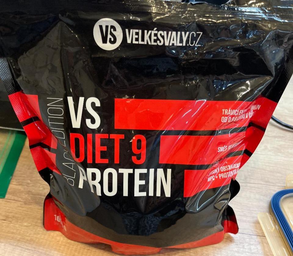 Fotografie - VS Diet 9 Protein čokoláda - lískový oříšek VelkéSvaly.cz