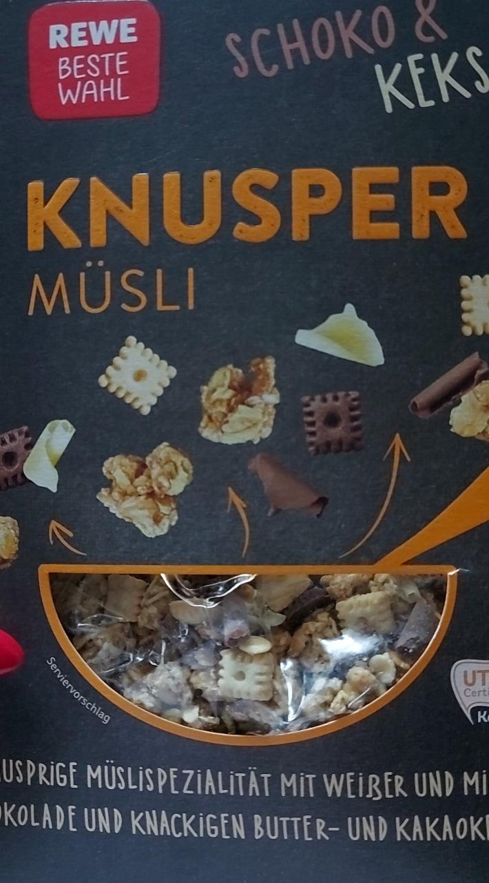 Fotografie - Knusper Müsli Schoko & Keks REWE Beste Wahl