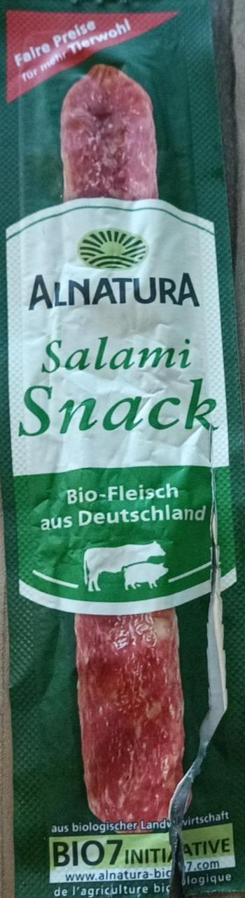 Fotografie - Salami snack Alnatura