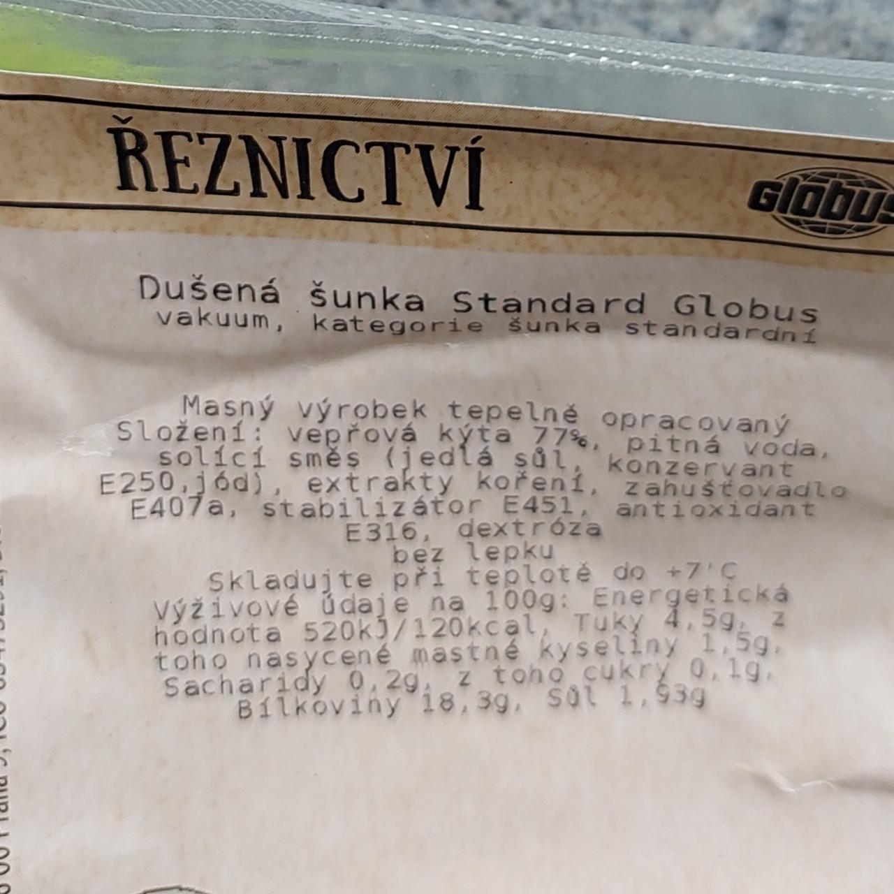 Fotografie - Dušená šunka Standard Globus řeznictví