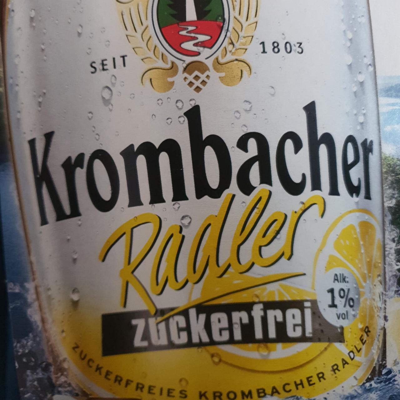 Fotografie - Krombacher Radler zuckerfrei