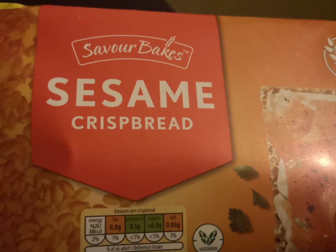 Fotografie - Sesame Crispbread Savour Bakes