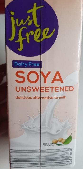 Fotografie - Just free, Soya unsweetened Milbona