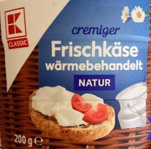 Fotografie - Cremiger frischkäse wärmebehandelt natur K-Classic