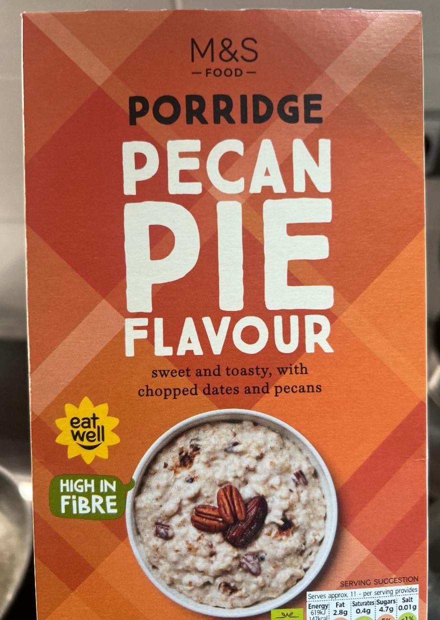 Fotografie - Porridge pecan pie flavour M&S Food