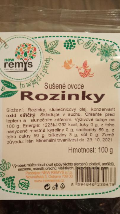 Fotografie - Remys Rozinky