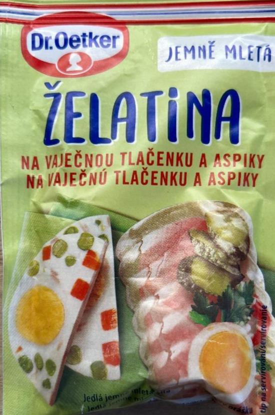 Fotografie - Želatina na vaječnou tlačenku a aspiky Dr.Oetker