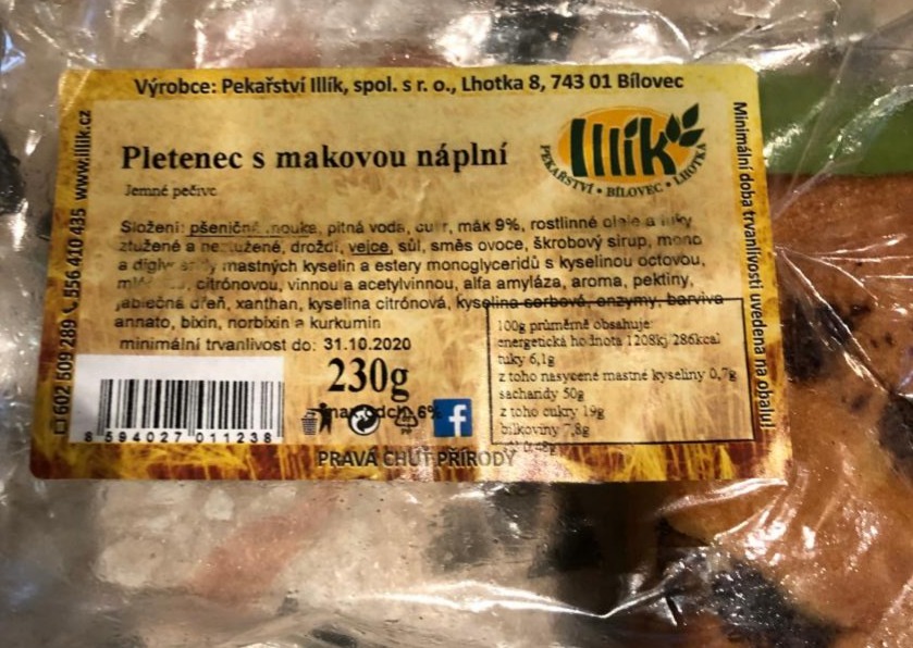 Fotografie - Pletenec s makovou náplní Illík