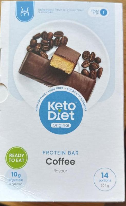 Fotografie - Protein bar coffee flavour KetoDiet