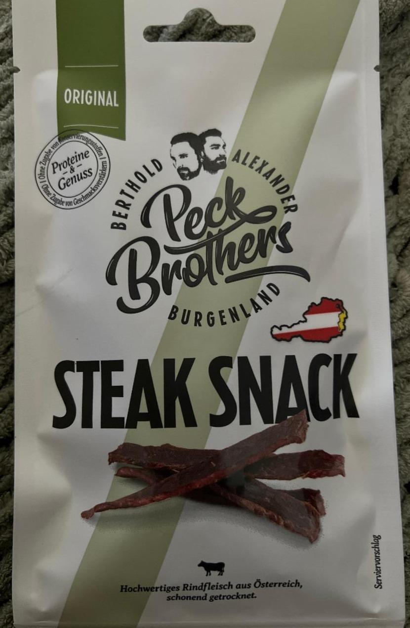 Fotografie - Steak Snack Origianl Peck Brothers