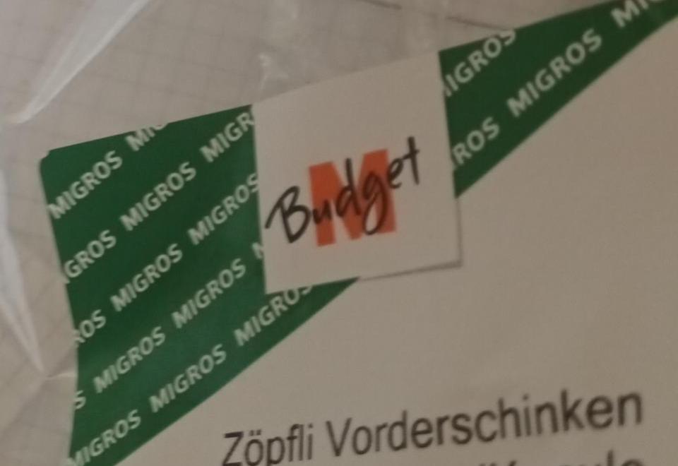 Fotografie - Zöpfli vorderschinken M-Budget