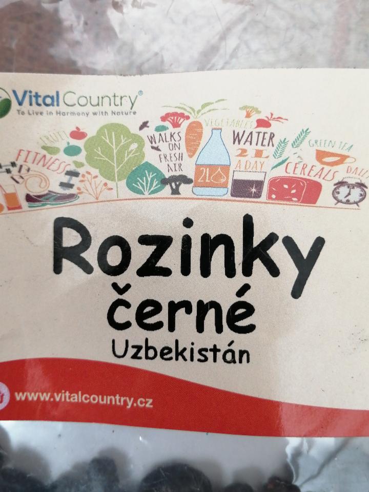 Fotografie - Rozinky černé VitalCountry