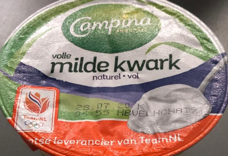 Fotografie - Volle milde kwark naturel Campina