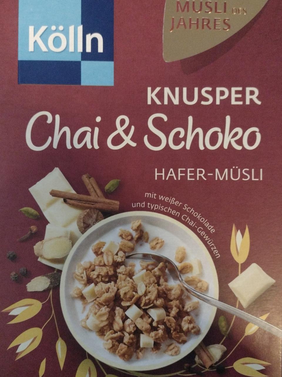 Fotografie - Hafer-Müsli Knusper Chai & Schoko Kölln