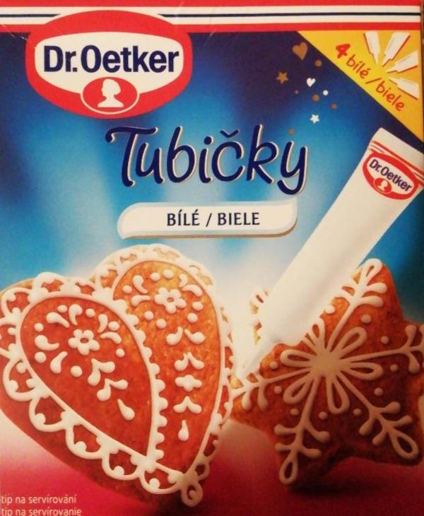 Fotografie - Tubičky bílé Dr.Oetker