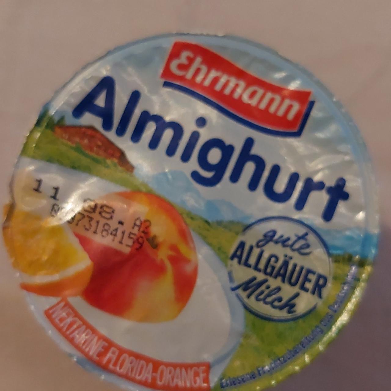 Fotografie - Almighurt Nektarine Florida-Orange Ehrmann