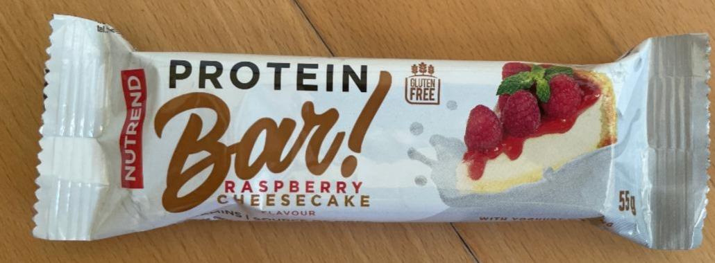 Fotografie - Protein bar raspberry cheesecake Nutrend