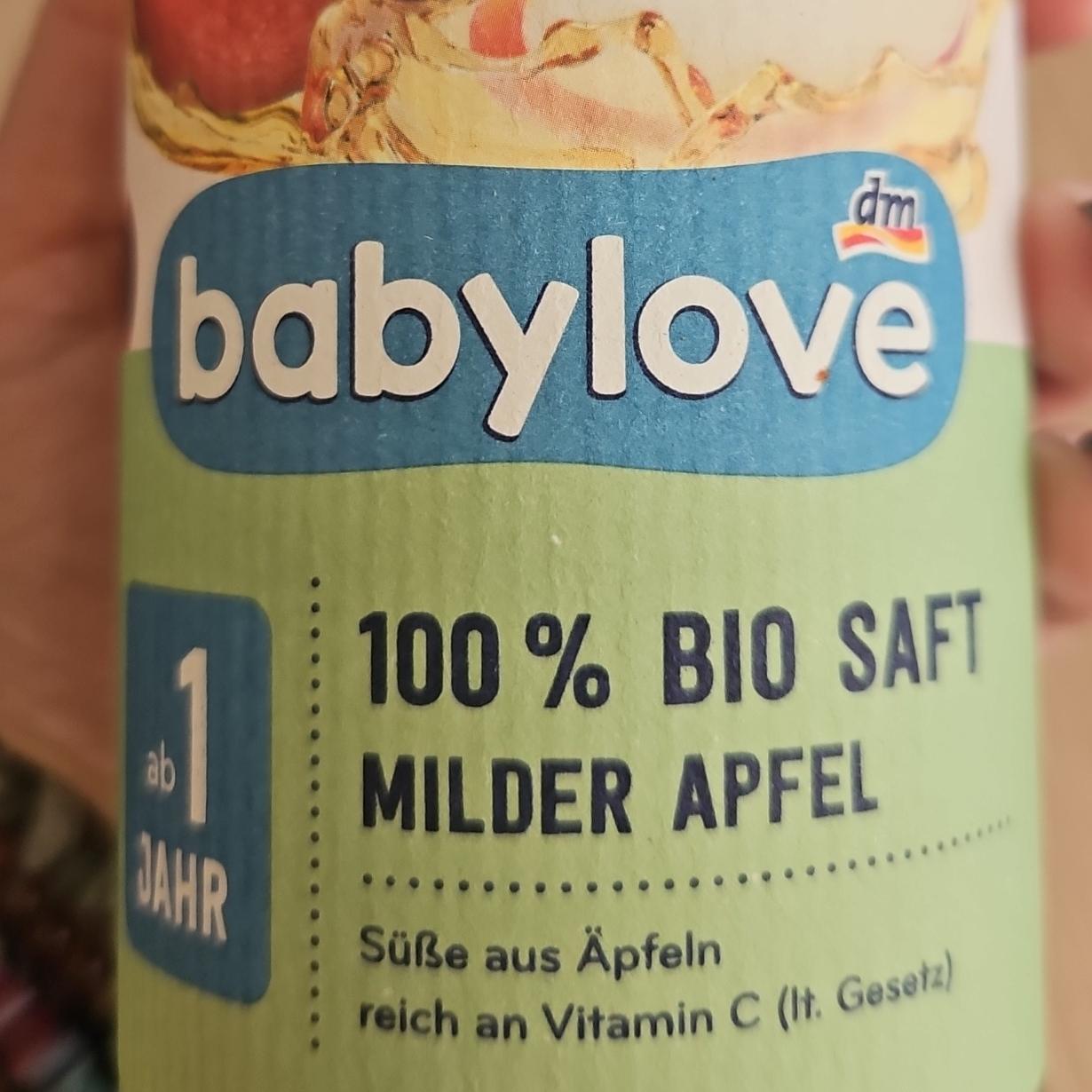 Fotografie - 100% bio saft milder apfel Babylove