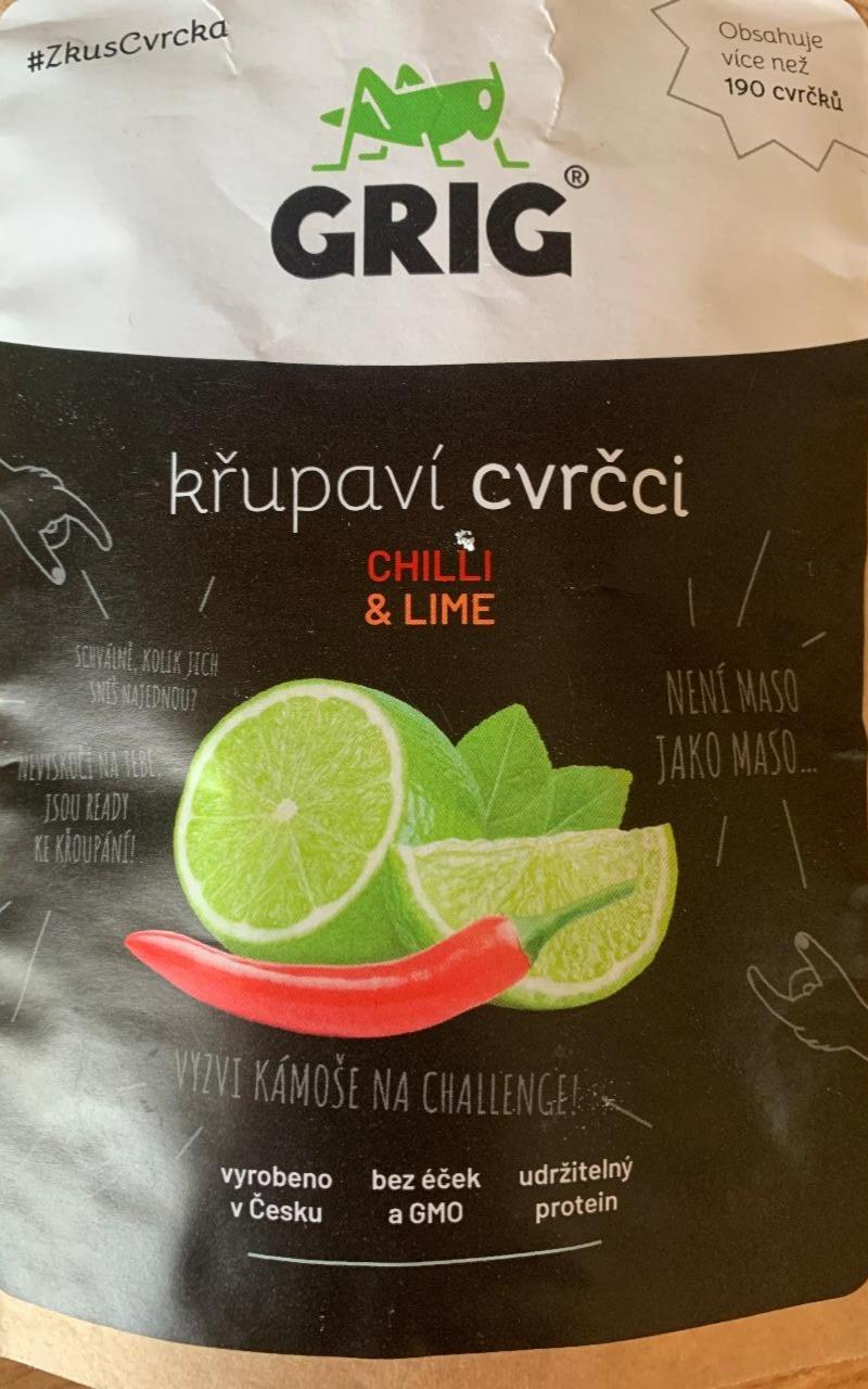 Fotografie - Křupaví cvrčci chilli&lime Grig