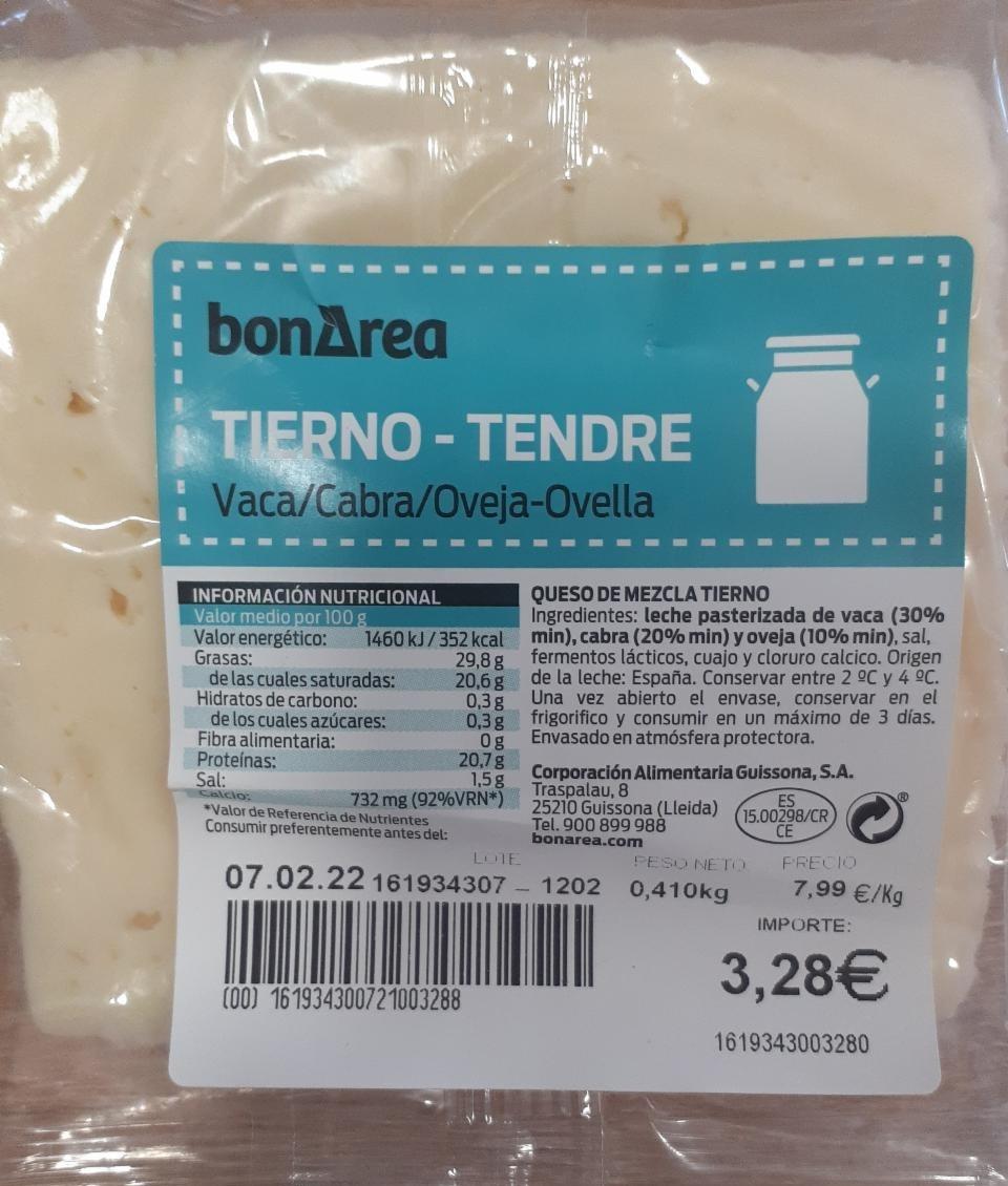 Fotografie - Queso tierno bonArea