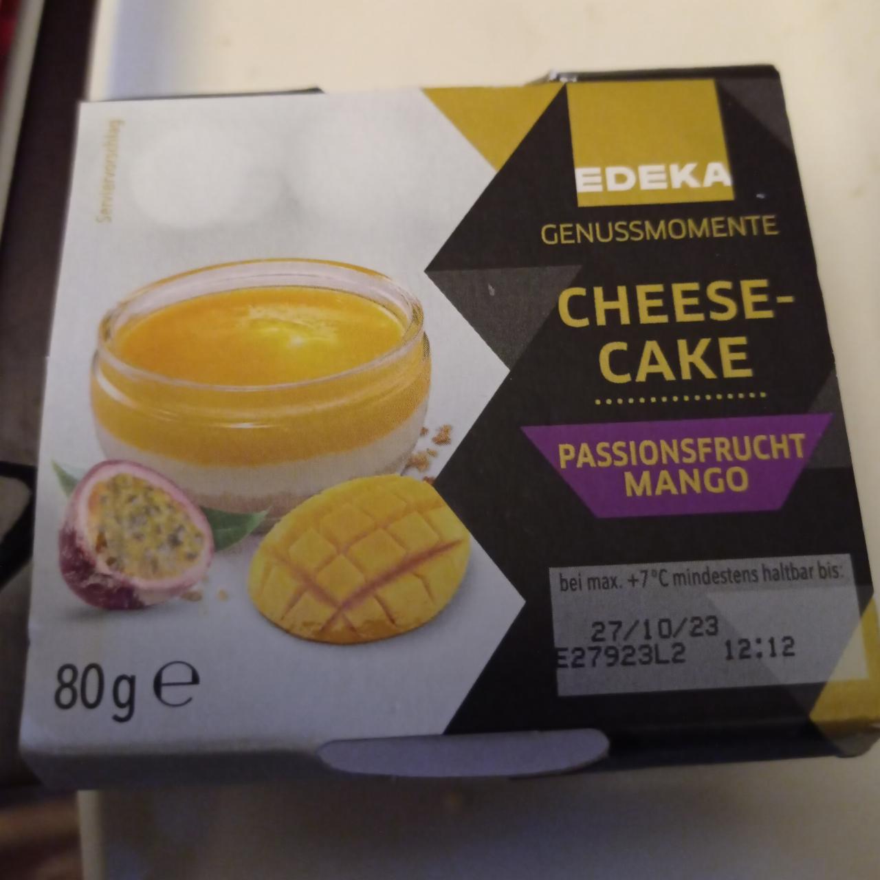 Fotografie - Cheesecake Passionfrucht Mango Edeka