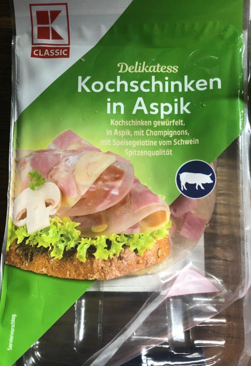 Fotografie - Kochschinken in Aspik mit Champignons K-Classic