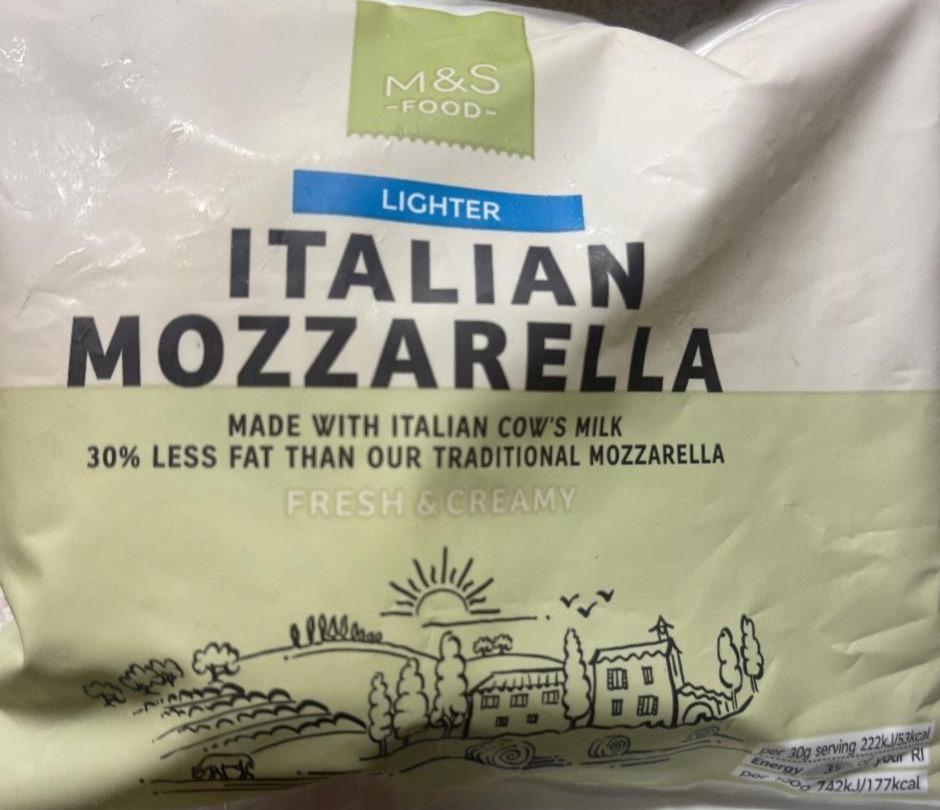 Fotografie - Mozzarella italian lighteer M&S food