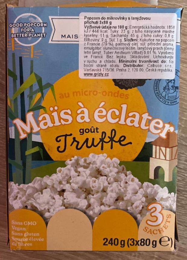 Fotografie - Maïs à éclater goût truffe Maison Popcorn