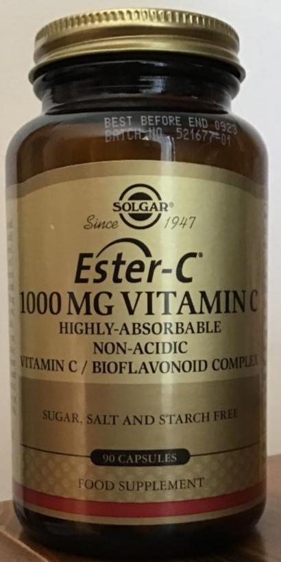 Fotografie - Ester-C 1000 MG VITAMIN C Solgar