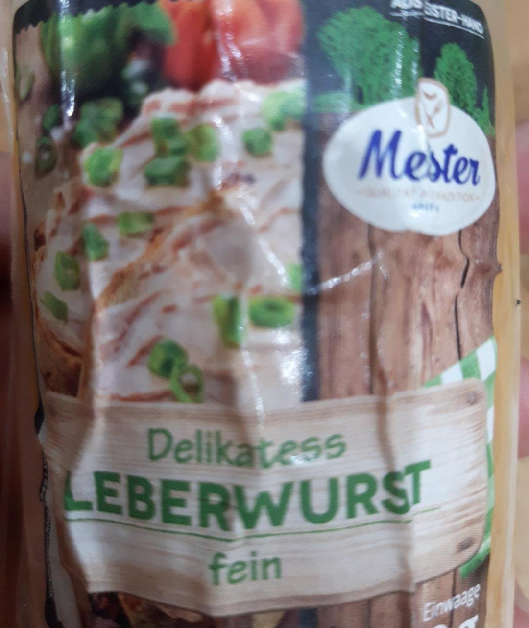 Fotografie - Delikatess Leberwurst fein